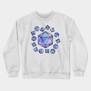 Opal Polyhedral Dice Set Crewneck Sweatshirt